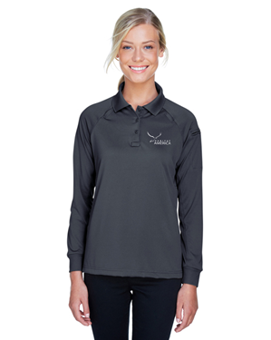 6583- Harriton Ladies Tactical Long-Sleeve Performance Polo 